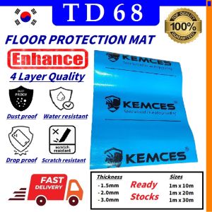 Floor Guard Protection Mat Enhanced 4 Layer Tikar Perlindungan Lantai Renovation Construction Pembinaan Pengubahsuaian