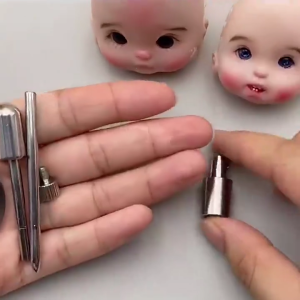 Alloy Baking Stand Soft Pottery Doll Heads Support Workstation Convenient Doll Sculpting Stand for Artists and Hobbyists