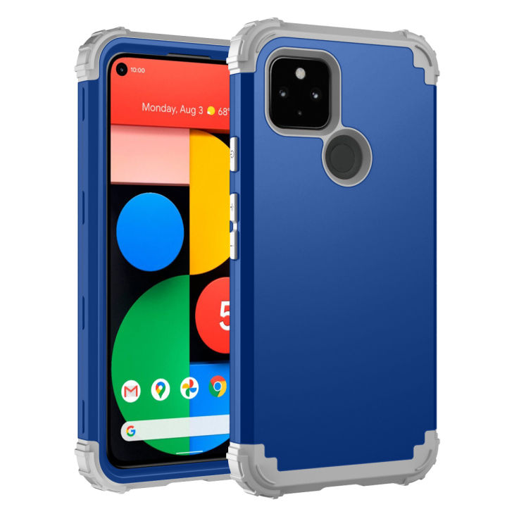 Google Pixel Case WindCase Hybrid Soft Silicone Hard PC Back