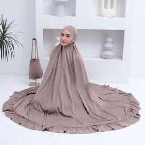 FREE SAJADAH DAN TAS Mukena Dewasa DAGU REMPEL Penutup Dagu Jersey Premium Series MUKENAH JUMBO DAGU TERLARIS TERBARU