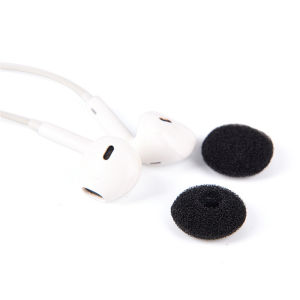 YAFEN 30PCS Black Soft Foam Sponge Ear Pad Earbud Cap For Headphone Earphone Cover