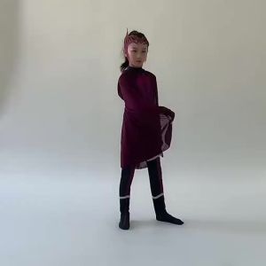 2025Fastshipment theme Scarlet Witch Dress Girl Princess Cloak Whole Halloween Costumes for Kids Cosplay Anime Figure Clothes09/01