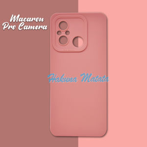 Soft Case Redmi 12C / Redmi Note 12 5G / Redmi Note 12 Pro 5G Macaron Pro Camera Casing