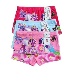 1 LUSIN | Celana Dalam BOXER anak Perempuan SATTIRE KIDS Motif PONY / CD Dalaman BALITA / SHORT anak Cewek IMPORT