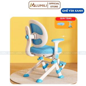 Ghế ngồi chống gù chống cận Lumili Y39 ghế ngồi học sinh nâng hạ độ cao thông minh có bệ để chân