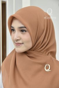 Kerudung Hijab Segi Empat / Segiempat Premium Polos Elzahra Bukan Bella Square / Paris Premium