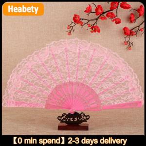 【2-3 ngày giao hàng】 Phong Cách Cổ Điển Ren Gấp Fan Trung Quốc Nhật Bản Mô Hình Nghệ Thuật Thủ Công Quà Tặng Trang Trí Nội Thất