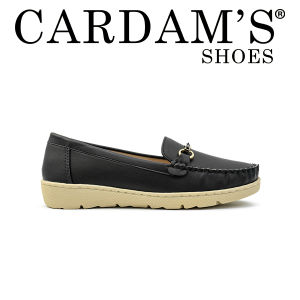 Cardams Womens Loafer Shoes CLY 28727 Black / Brown C3