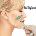 Jade Gua Sha Facial Massager Set - 5 in 1 Skin Care Tools With Roller and Massager. 