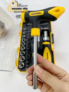 Bộ Tô Vít 29 chi tiết WINDMILL W29-03 Bộ Tô vít thay đầu nam châm bộ đầu tô vít và đầu lục giác
