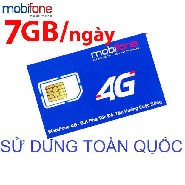 Sim 4g Mobifone SAYMEE gói 7Gb/ngày (210Gb/tháng) - Sim Mobi Phí đăng ký chỉ 125k/tháng  từ MƯỜNG THANH ROYAL- FREESHIP - CHƯA KÍCH HOẠT