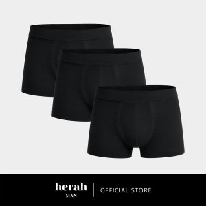 Herah Ultra Soft Boxer Brief for Men 3pcs Premium Soft Breathable Fabric Adult Big Size