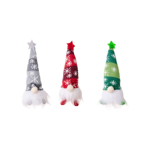 Dệt Kim Búp bê ông già Noel Trang Trí Ấm đèn LED phát sáng Đèn Gnomes Hình Dạng Bức Tượng Trang Trí Kỳ Nghỉ Nhà Accent