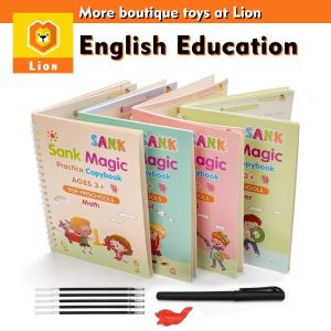 Lion Toy Store: Kids English Word Magic & Calligraphy Writing Practice