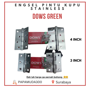 DOWS GREEN Engsel Pintu Stainless Engsel Kupu Stainless Engsel Pintu 3 inch Engsel Pintu 4 inch