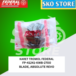 KARET TROMOL FP-41241-KWB-2700 FEDERAL BLADE ABSOLUTE REVO KARET ANGKAT DUMPER SET ORIGINAL MURAH