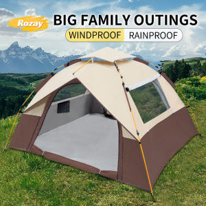 Outdoor Camping Tent Waterproof 2-6 people Double Layer Tent automatically open Waterproof Tent