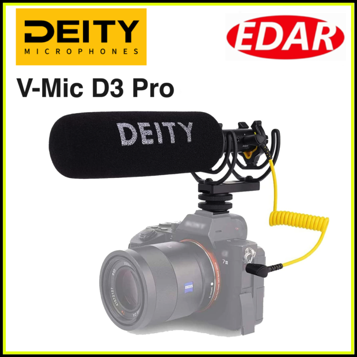 Micro Canon Deity V-Mic D3 Supercardioïde, 3.5mm – Neuf, Compact