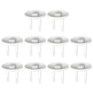10pcs childproof Outlet Bìa Châu Âu tiêu chuẩn an toàn chống bụi Ổ cắm điện bảo vệ cho nhà bé bảo vệ