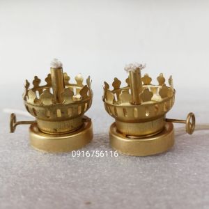 Họng đèn dầu thờ cúng bằng đồng vàng họng đèn dầu kèm bấc tim đèn dầu bằng đồng vàng nguyên chất - đồ đồng Nguyệt Ánh sỉ lẻ họng đèn số lượng lớn giao hàng nhanh