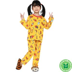 Kiminori RUNA.PP Setelan Piyama Anak Lengan Panjang