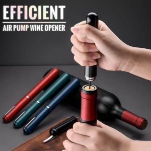 PRIMEPICKGLOBAL Safety Kitchen Tool Stainless Steel Pin Finger Ring Openers Pen Type Air Pressure Pump Wine Corkscrew Pocket Bottle Opener Wine Cork Remover Wine Bottle Opener