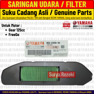 Saringan Filter Udara Freego Gear 125 Original Yamaha Genuine Parts 100%