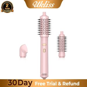 Ukliss Auto Ratation Hot Air Brush 4 In 1 Fast Drying for Straight/Curly/Dryer Brush