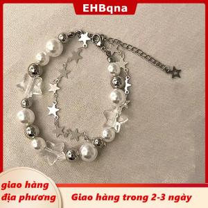 [COD] EHBqna 3PF Ship within 24 hours Harajuku Sao Vòng Đeo Tay Cô Gái Ngôi Sao Năm Cánh Ngọc Trai Đính Cườm Bangle Cho Phụ Nữ Cổ Điển Thẩm Mỹ Quyến Rũ Vòng Đeo Tay Phụ Kiện Trang Sức Quà Tặng
