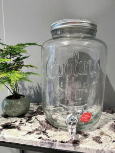 Bình đựng thủy tinh Lebenlang LBL1223 bình nước có vòi 85L dùng trong tủ lạnh đựng trà - hàng chính hãng