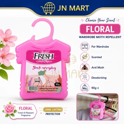 JN MART FRESH Moth Ball Wardrobe Ubat Gegat Pewangi Rak Pakaian Kasut Toilet Tandas Anti Pest Deodoriser Deodorizer