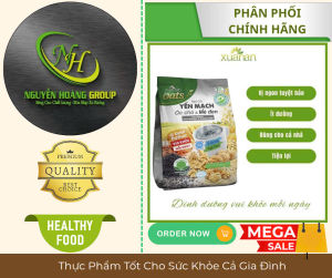 XUÂN AN - Ngũ Cốc Yến Mạch Óc Chó Mè Đen ít đường Xuân An 400g(KHÔNG HÀNG TẶNG)