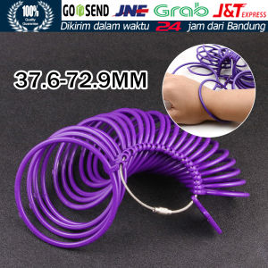 【Grosir Murah】Alat Pengukur Gelang Tangan Ring Sizer Jewelry Dan Jari Cincin Jewelry Making Tool Plastic Bracelet Measuring Adjustable Accessories Gelang giok mengukur lingkaran cincin tangan inci lingkaran gelang plastik ukuran perbandingan lingk