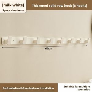 Modern Minimalist Entrance Wall Mounted Coat Hook Luxury Piano Key Sticky Hook Plum Wood Color Premium Quali Clothes Hanger