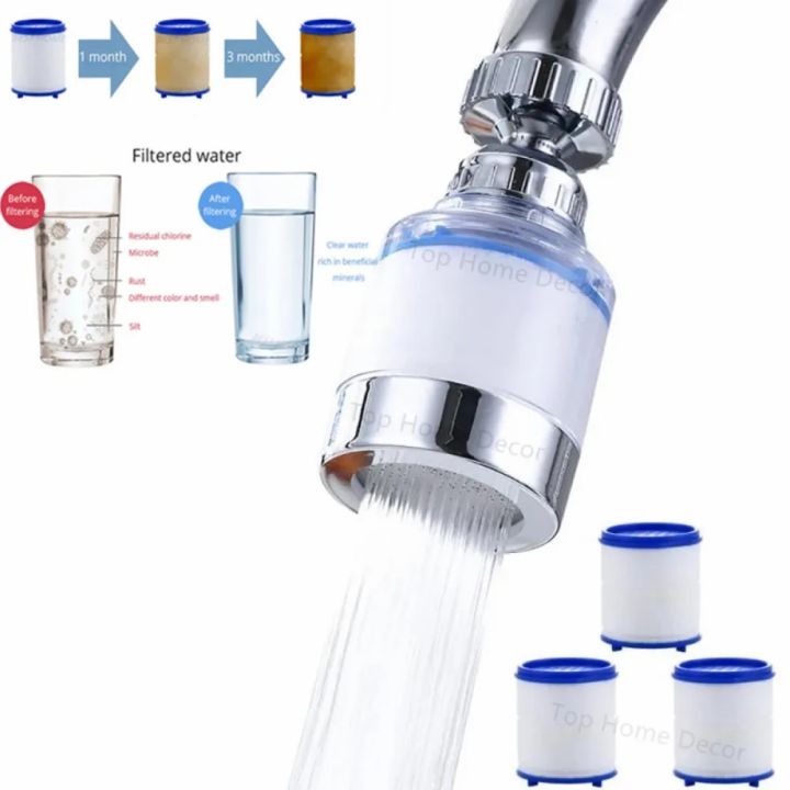 New Faucet Water Filter Remove Chlorine Heavy Metals Filtered Showers ...