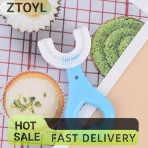 แปรงสีฟันรูปตัวยูสำหรับเด็ก แปรงสีฟันเด็ก แปรงสีฟันรูปตัวยูสำหรับเด็ก การ์ตูนน่ารัก Childrens toothbrush