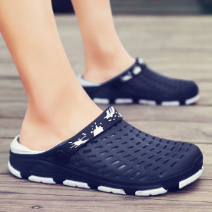 Free Shipping Summer Hollow-Out MenS Sandals Breathable And Versatile With A Closed-Toe Design Perfect For Beach Vacations And Easy Slip-On Wear
