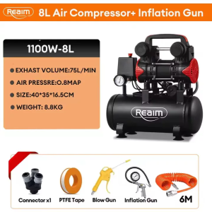 SUM  1100W Heavy Duty Air Compressor | Oil-Free 0.8MPa Pressure | Portable Power for All Pneumatic Tools & Tires