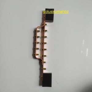 BUSBAR SUPPORT NOL KLEM + ARDE GROUNDING 8 + 5 BAUT FT-850 FT850 ft 850 clamp nol tumpuk 0 double klem nol