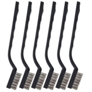 Sikat Kawat Mini Warna Hitam Untuk Membersihkan Alat Grinding 6PCS