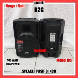 SPEAKER PASIF B2G 8 INCH 8INCH 8 IN 1 UNIT FIBER MODEL RCF IMPORT