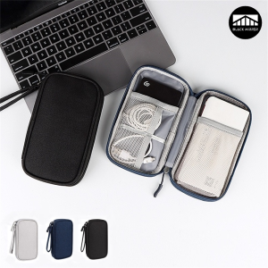 Travel Organizer Electronics Accessories Carrying Bag Portable Waterproof Single Layers Storage for Cable Hard Disk Power Bank2026