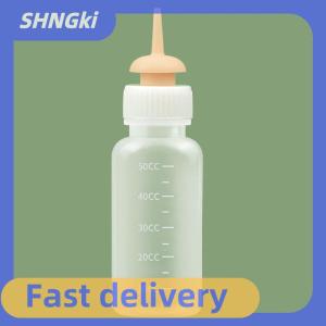 SHNGki Pet Kitten Feeding Bottle Nipple Feeder Can Squeeze Liquid Milk Nursing Bottle For Newborn Dogs Puppies Rabbits Hamster Cat