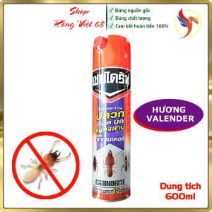 Bình Xịt Diệt Mối  ChainDrite 600ml - Không mùi/Hương VALENDER. An Toàn Cho Người Sử Dụng - (Cam kết Hàng Chính Hãng)