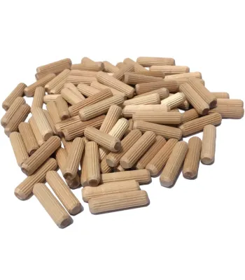 Dowel Bucket Fluted Wood Dowel Pins For Wood Joint - 30 Pieces