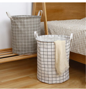 SG Seller Homy Dirty Clothes Bag Waterproof Foldable Laundry Basket Dirty Clothes Toys Storage Bucket Washing Hamper With Handle For Household Storage Bag