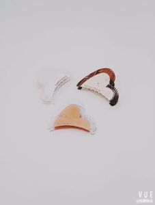 Japanese website TP The same style of hair clip for women Ishiharas hair accessory large acetate heart-shaped hair claw clip