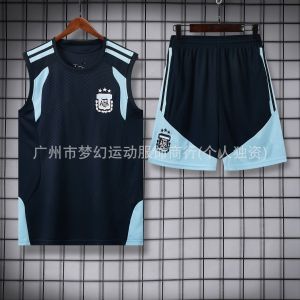 AU Football sports vest set training clothes sweat-absorbing quick-dry clothes Real Madrid Arsenal Inter Milan Manchester United Paris football uniforms