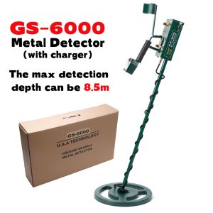 GS-6000 Underground Metal Detector Treasure Gold Silver Copper Hunter Digger With LED Screen