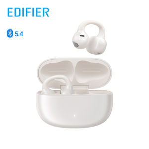 EDIFIER Comfo Q Clip-on Earbuds True Wireless Bluetooth 5.4 Open-Ear Headphones 12mm Driver 32Hrs Playtime Multipoint IP56 AI App Control